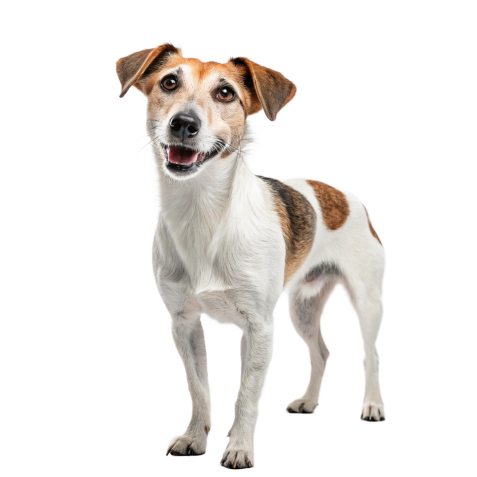 Cute Dog looking up transparent background image png