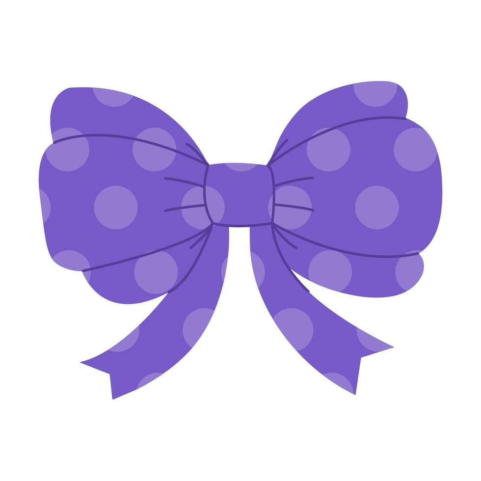 Decorative bowknot hand drawn design vector