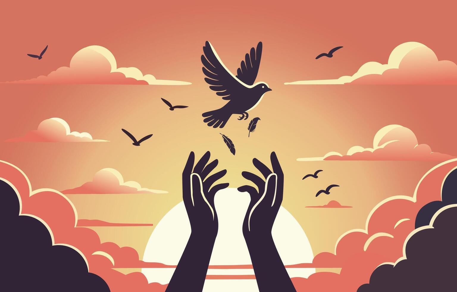 International Peace Day vector