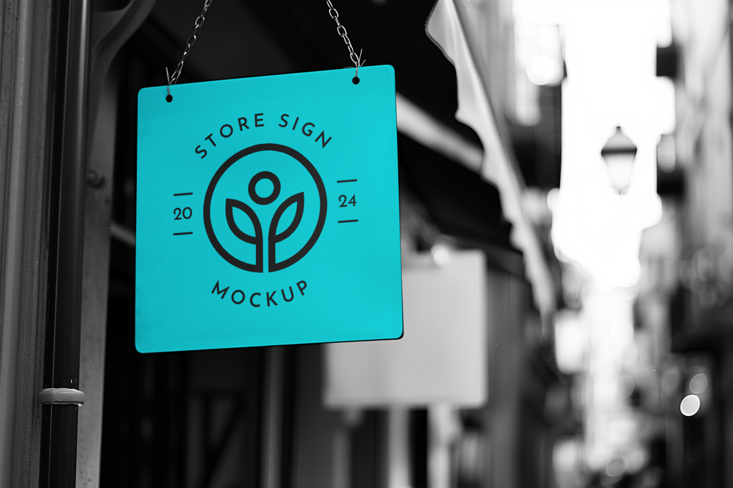 Sign Board Mockup psd