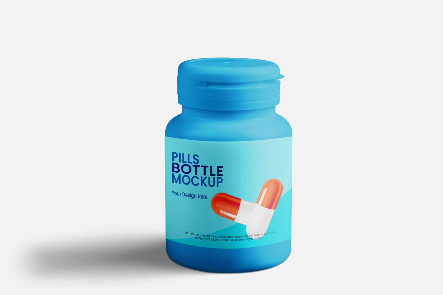 Pill Bottle Mockup psd
