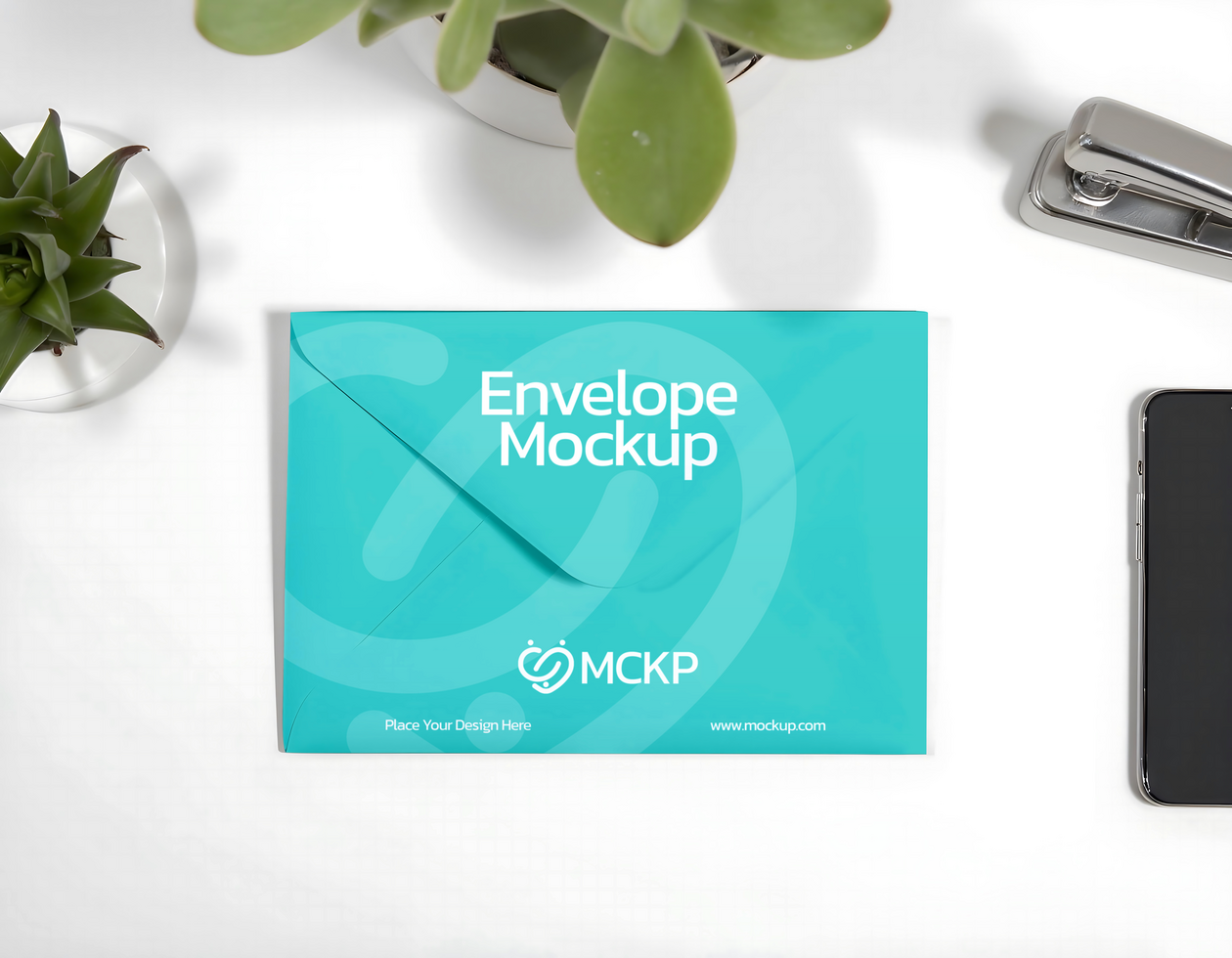 Envelope Hospital Branding Mockup psd