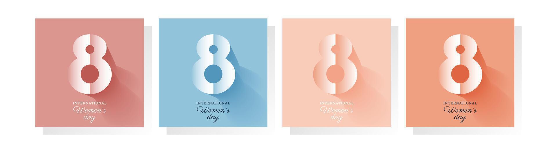 Blue Forget-me-not | 8 Flat Card Set Blue Forget-me-not | 8 Flat Card Set