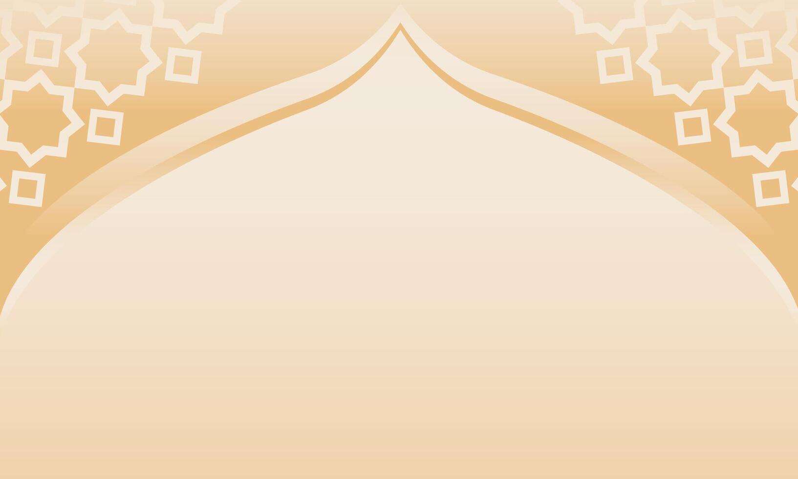 Islamic background with beautiful Ornaments vector