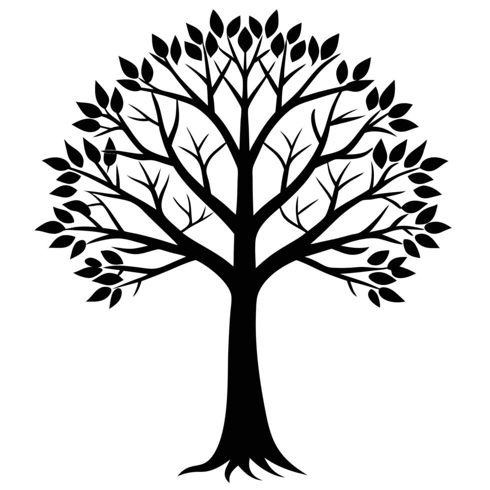 Art Tree Silhouette Design vector