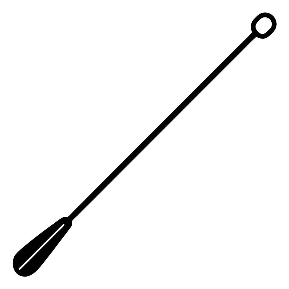 Sounding Rod A Illustration of a Bilge Water Measuring Tool vector