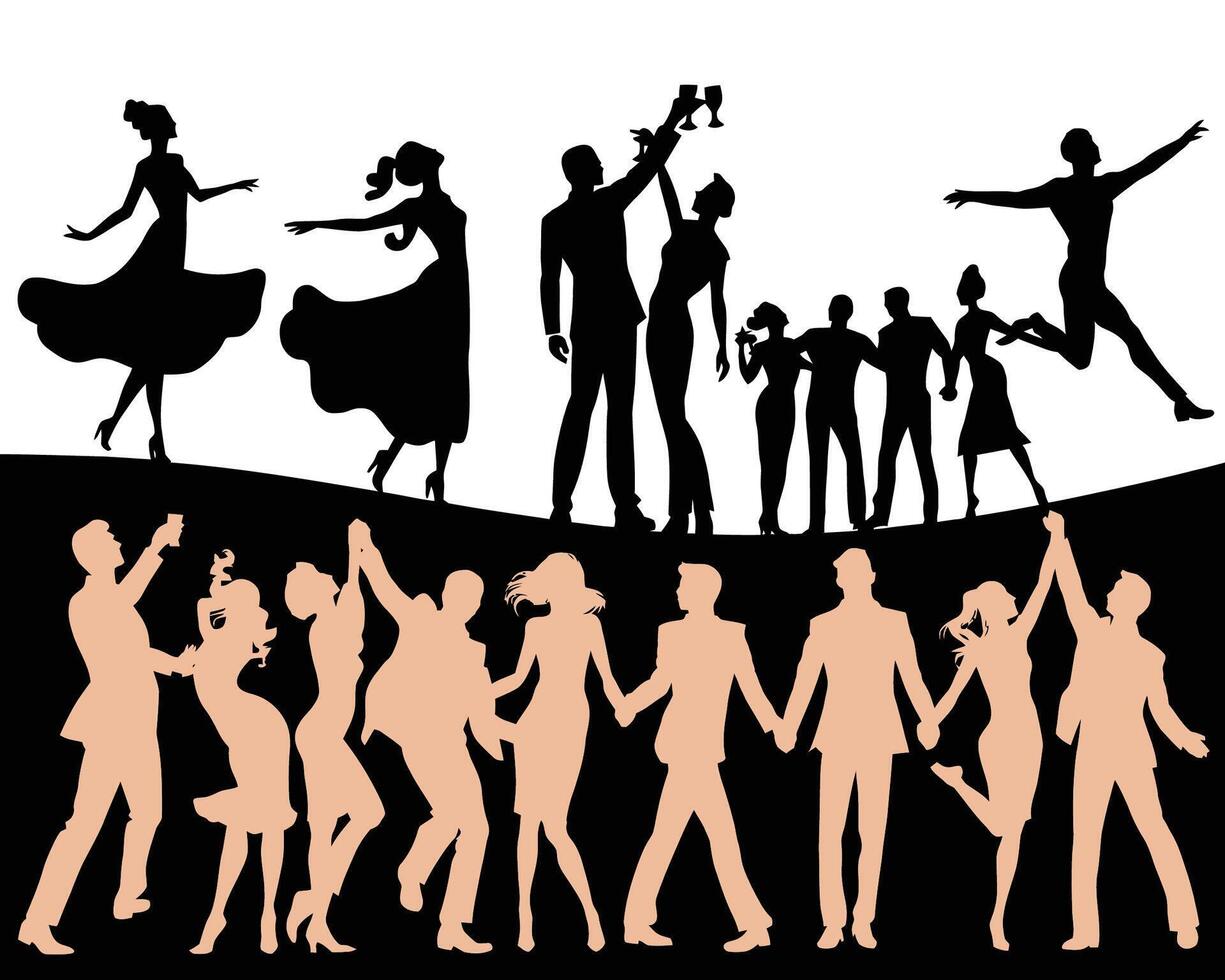 Wedding Party Silhouette Vector Art, Icons, and Graphics for Free Download wedding-party-silhouette-vector-art-icons-and-graphics-for-free-download
