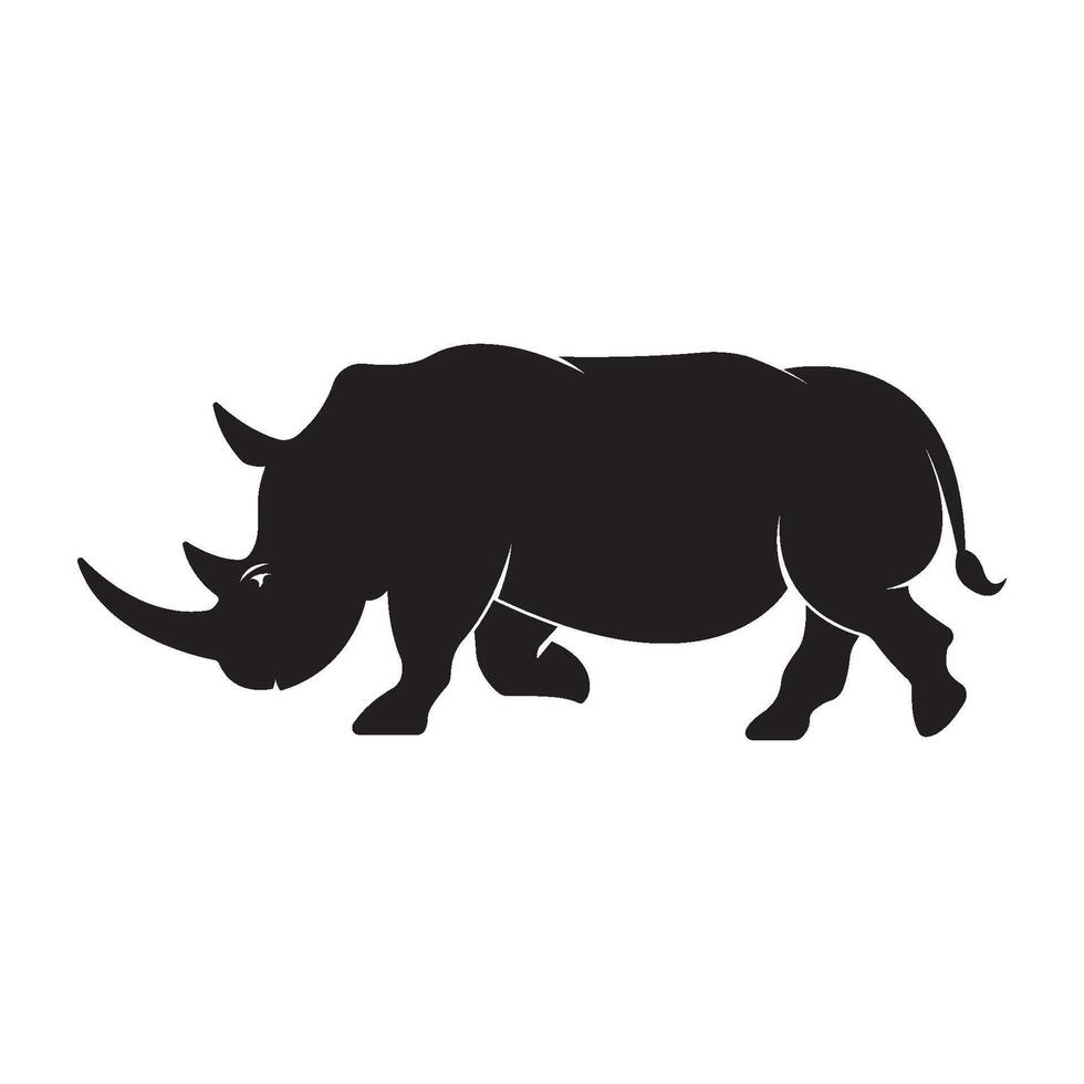 Rhino icon Design vector