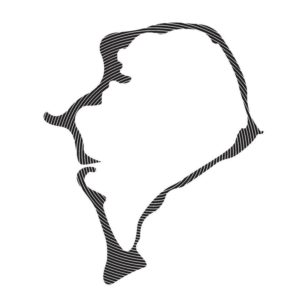 Tuvalu Map Icon vector