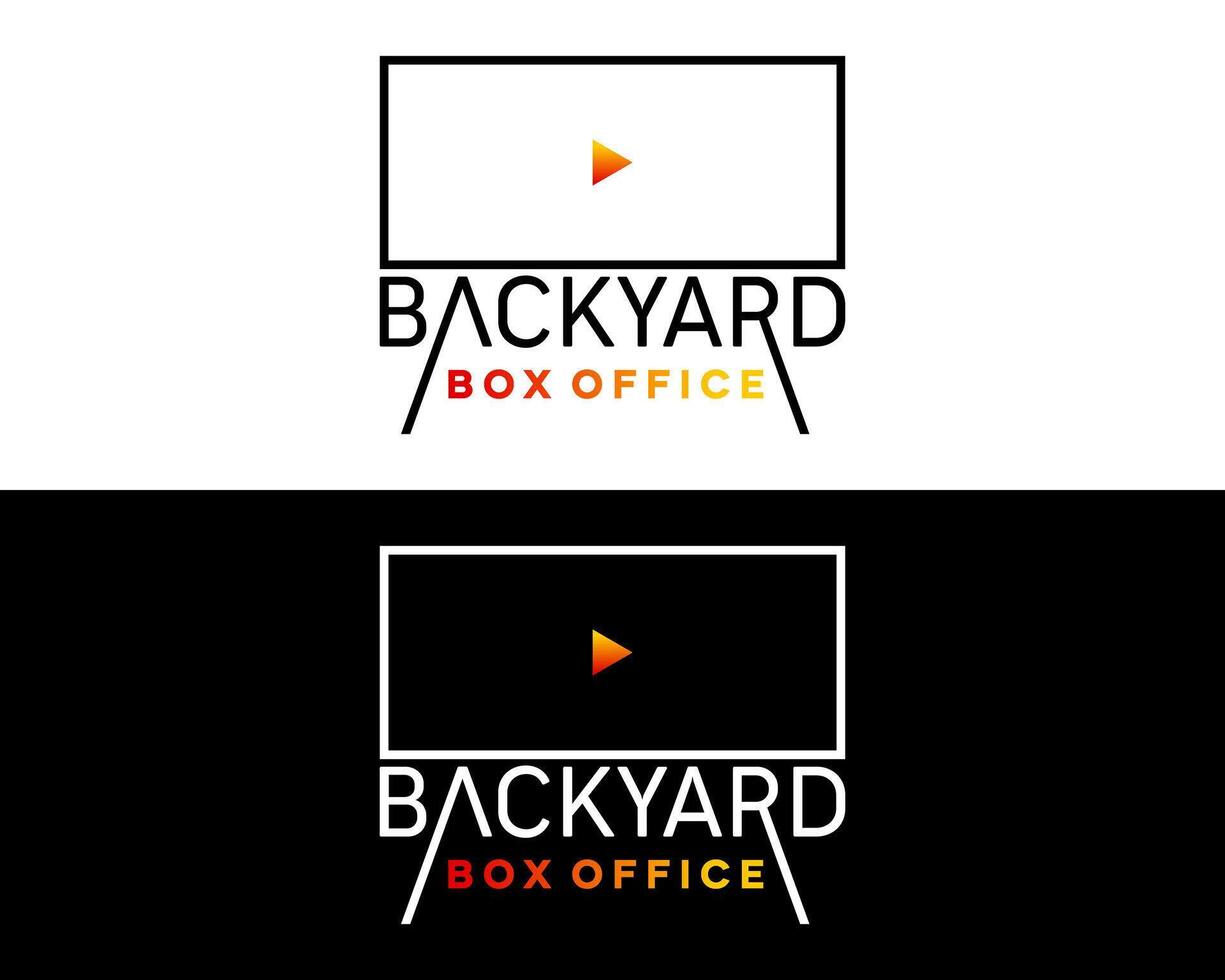 marca denominativa logo diseño, cine pantalla, película logo diseño ...