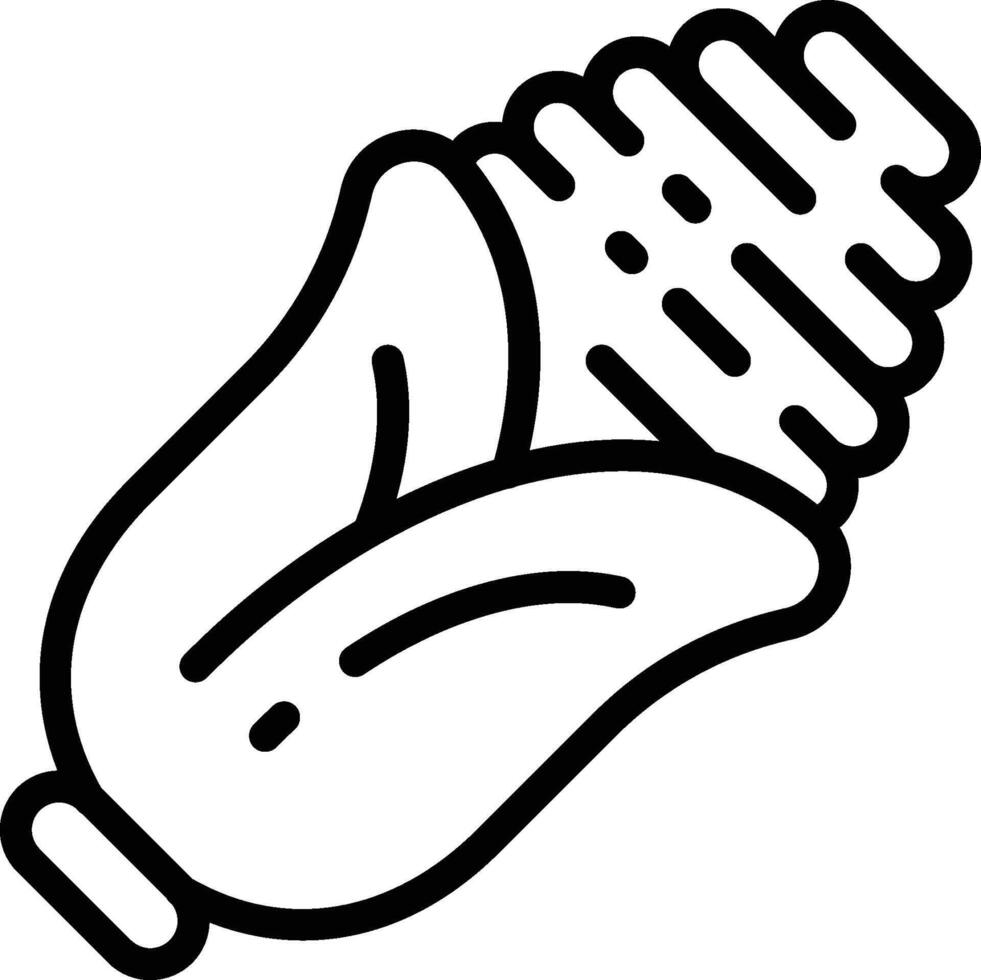 Corn Icon. Thin Line Corn Icon vector
