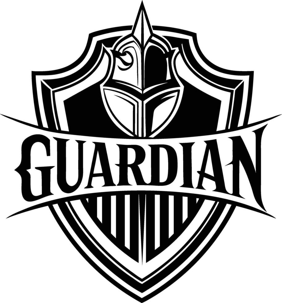 the logo for guardian, a company that makes armor vector