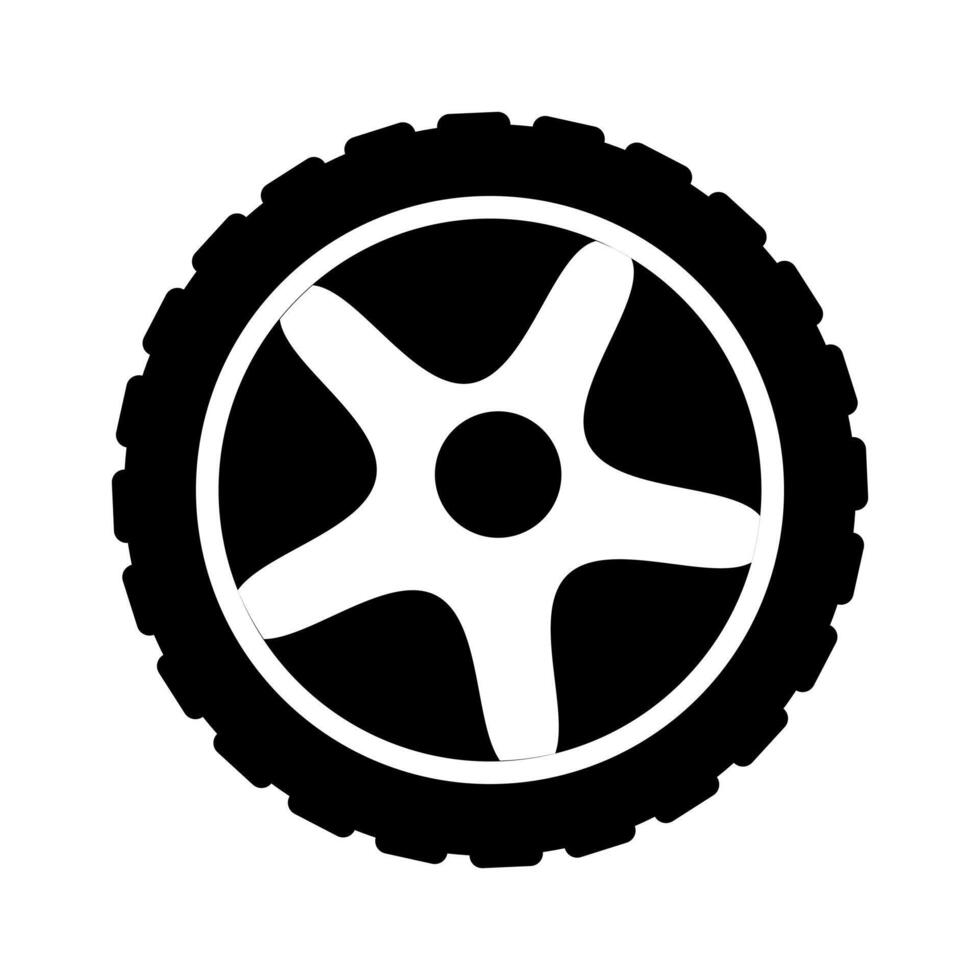 car Tyre or tire design vector