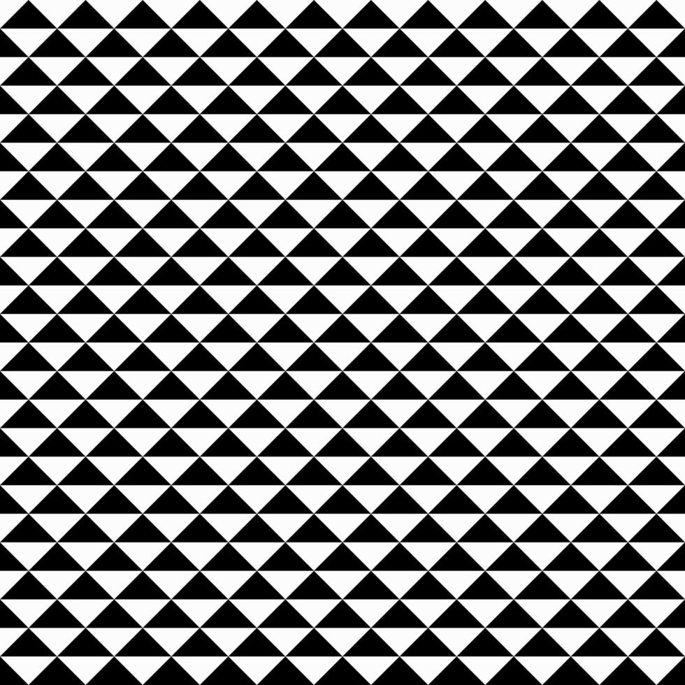 Black and White Triangle Christmas Geometric Seamless Pattern vector