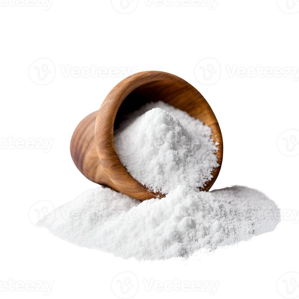 Smooth and fine pile of powdered sugar png