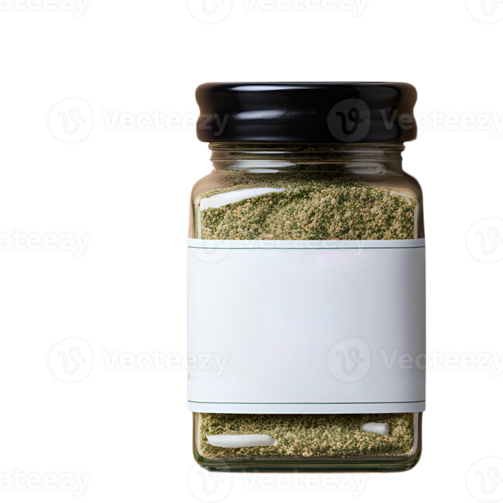 A Spice Jar of Garlic Granules Dried Parsley with a Label png