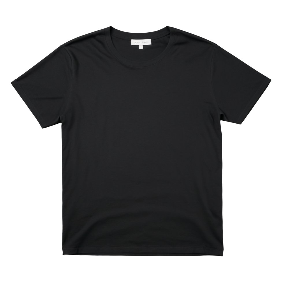 Black Shirt on Transparent Background png
