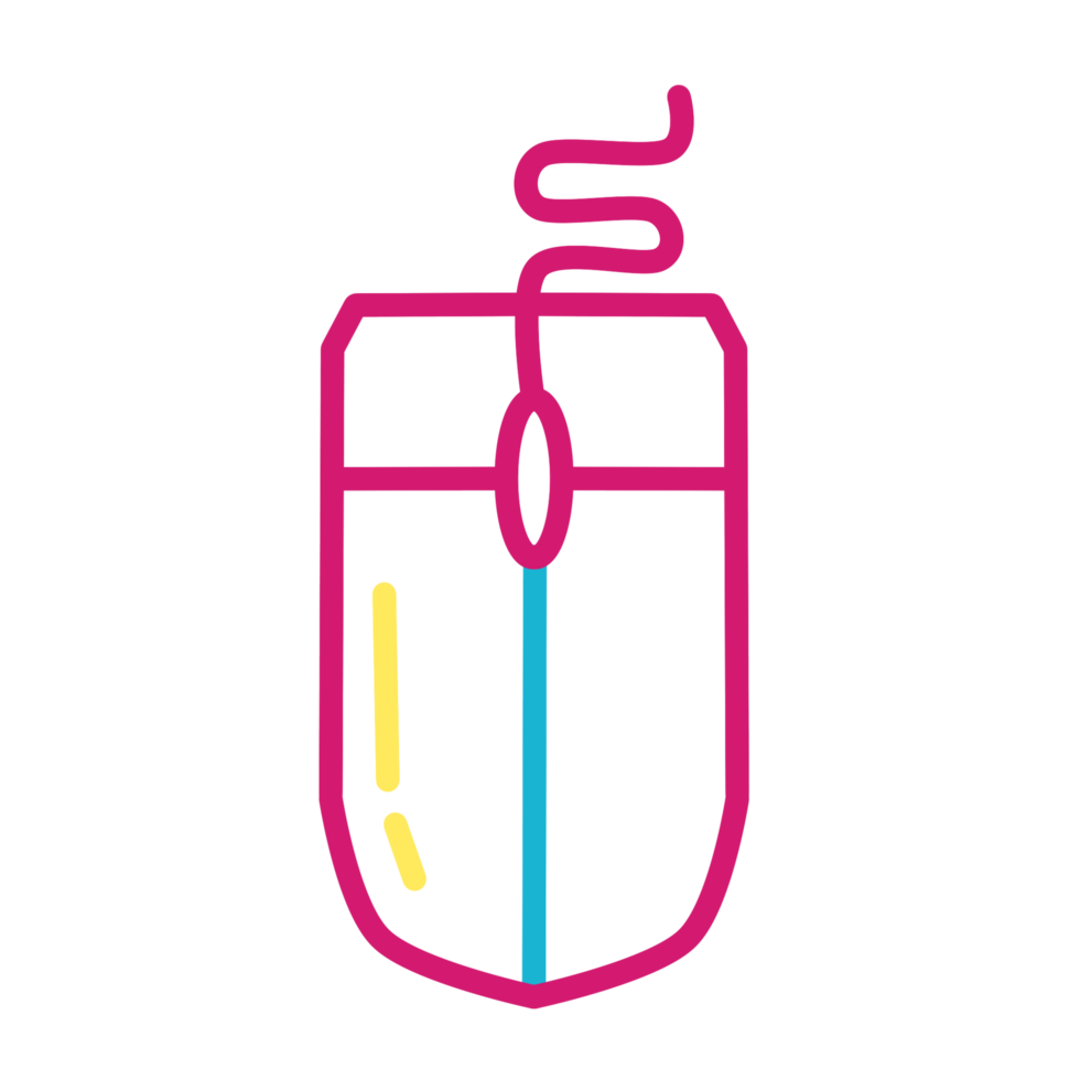 Mouse Doodle art illustration png