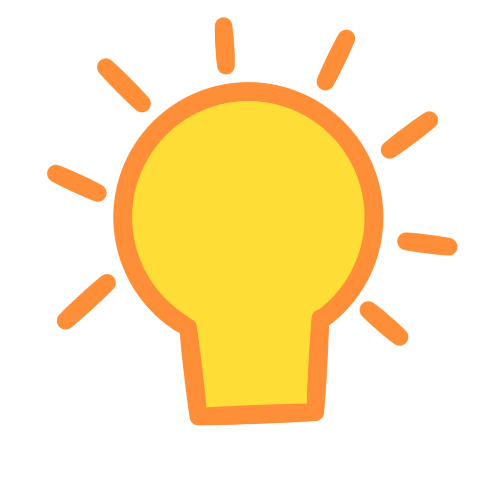Lamp smart Doodle art illustration png