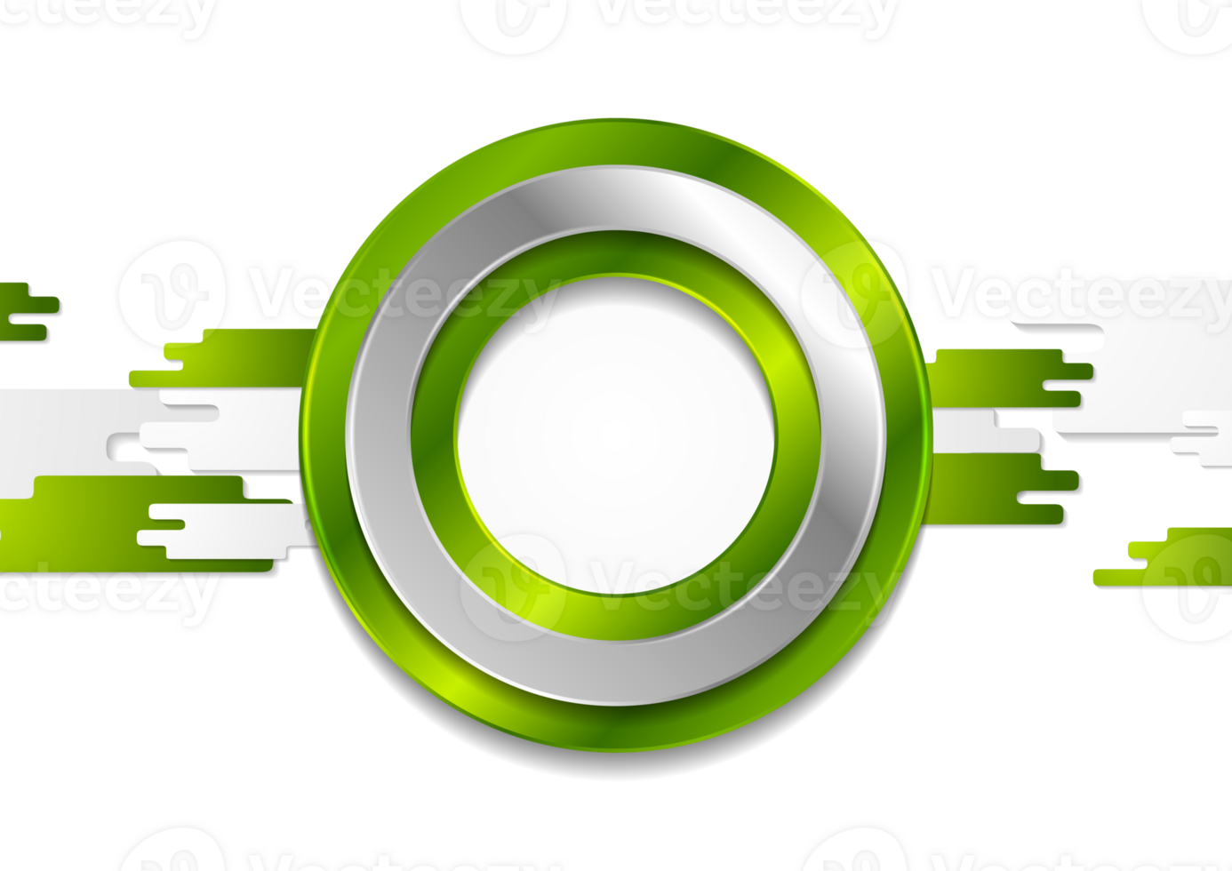 Green and silver tech design png