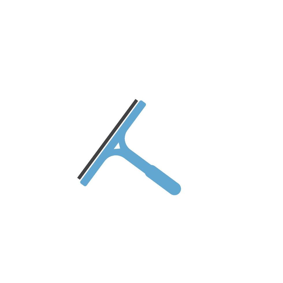 window sweeper logo illustration design vector