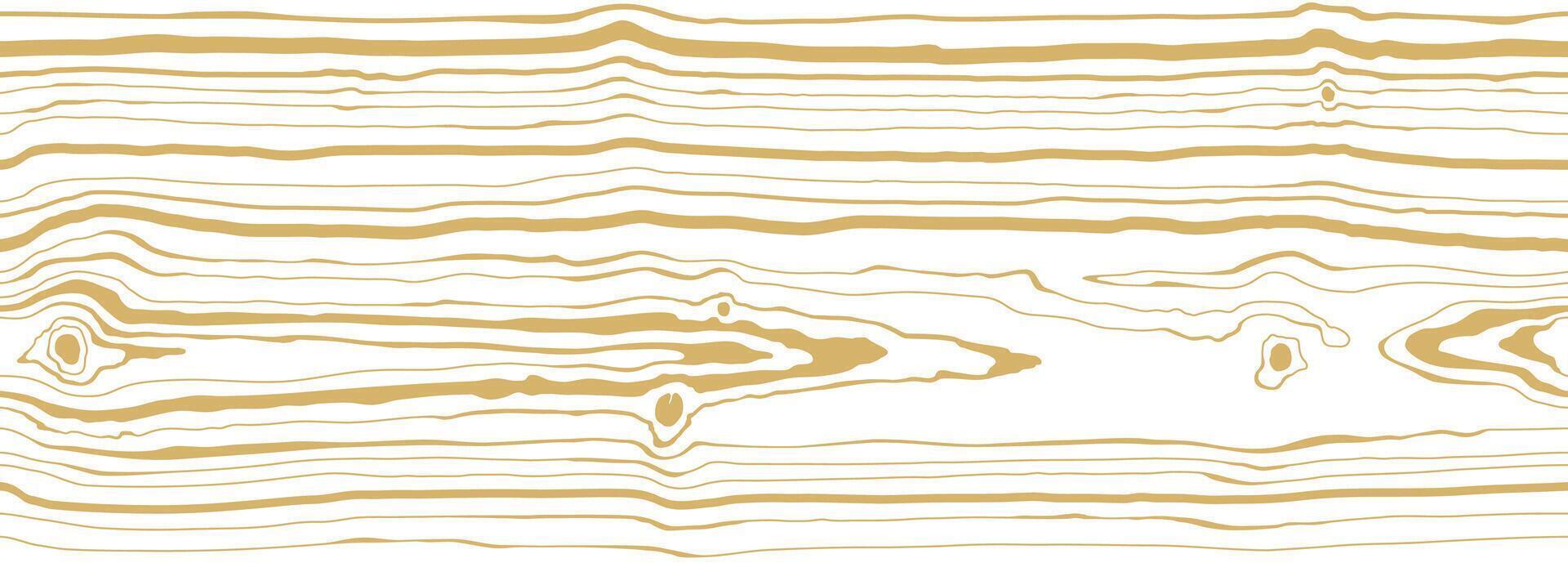 Dense thin lines pattern white background with light golden vein. Wood grain texture. Seamless tree pattern vector