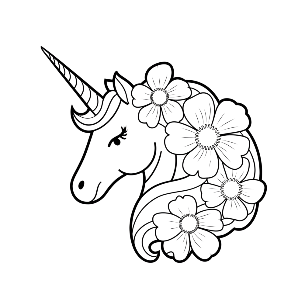cut magical unicorn png