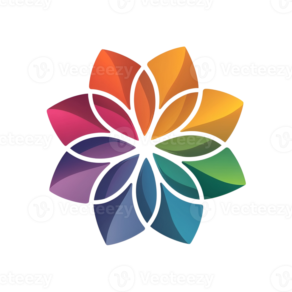 A colorful flower png