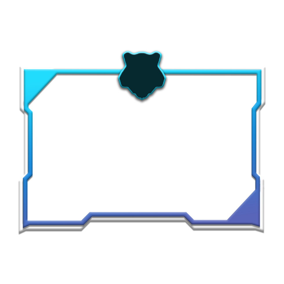 Interactive Stream Overlay with Face Cam Design png
