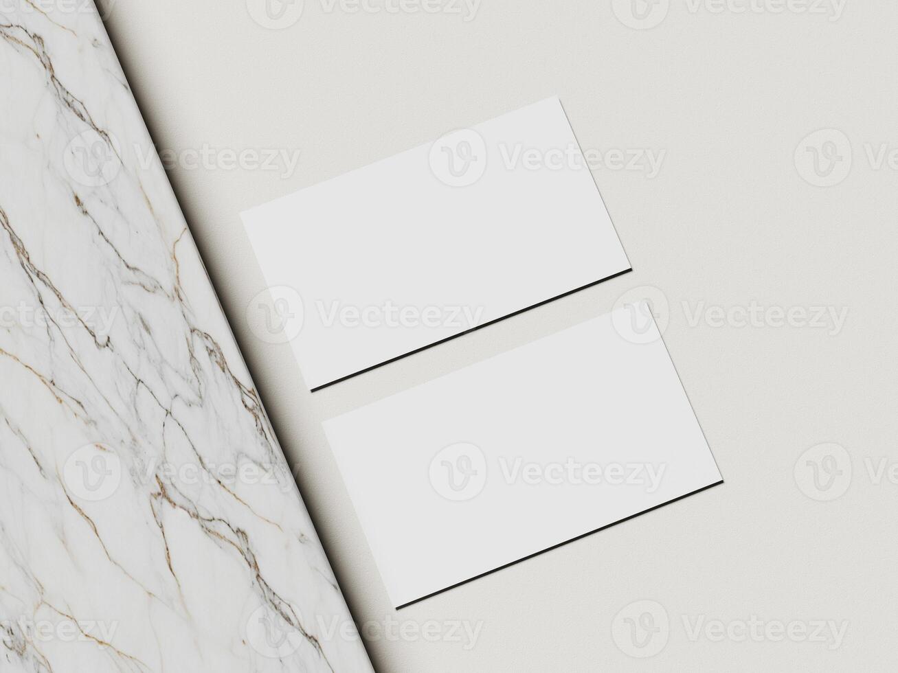 Minimal business card mockup template with copy space for your logo or graphic design photo
