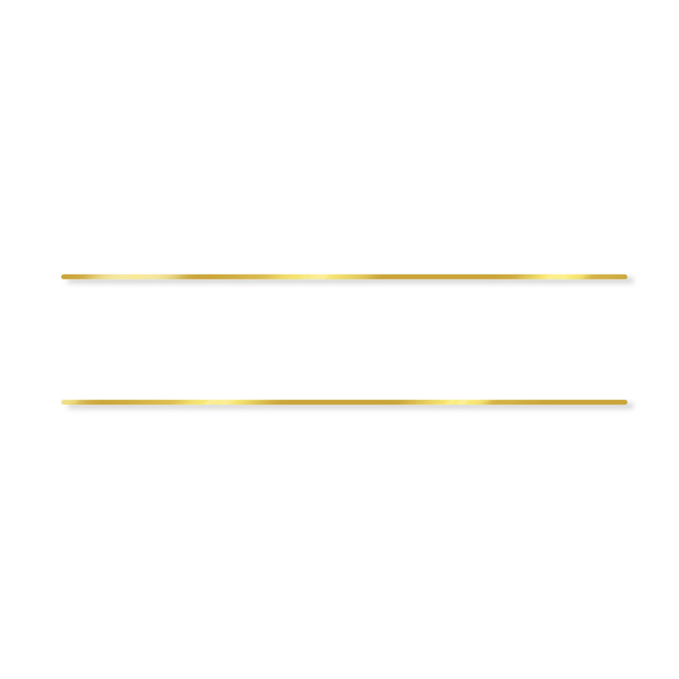 golden line on transparent background png