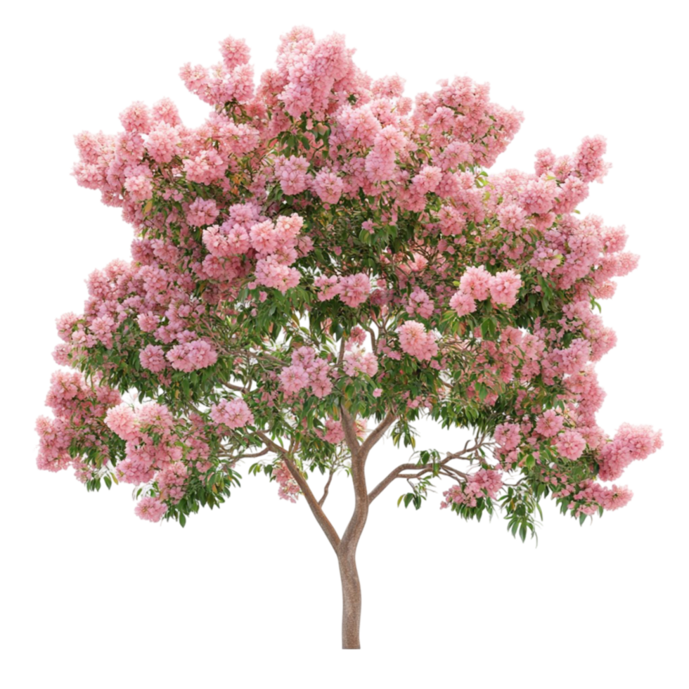 A Beautiful Pink Flowering Tree png