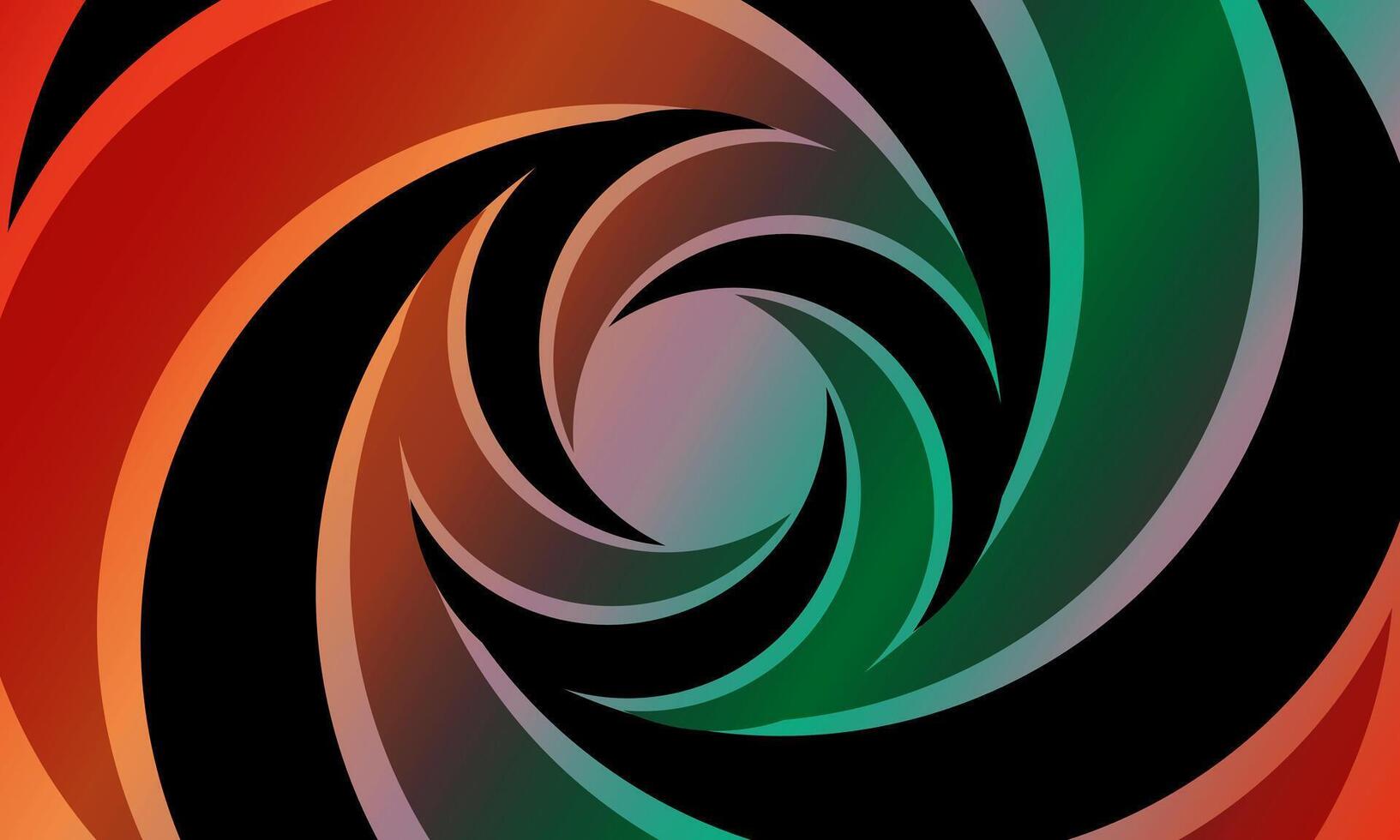 Abstract swirling circle backdrop colorful background. vector