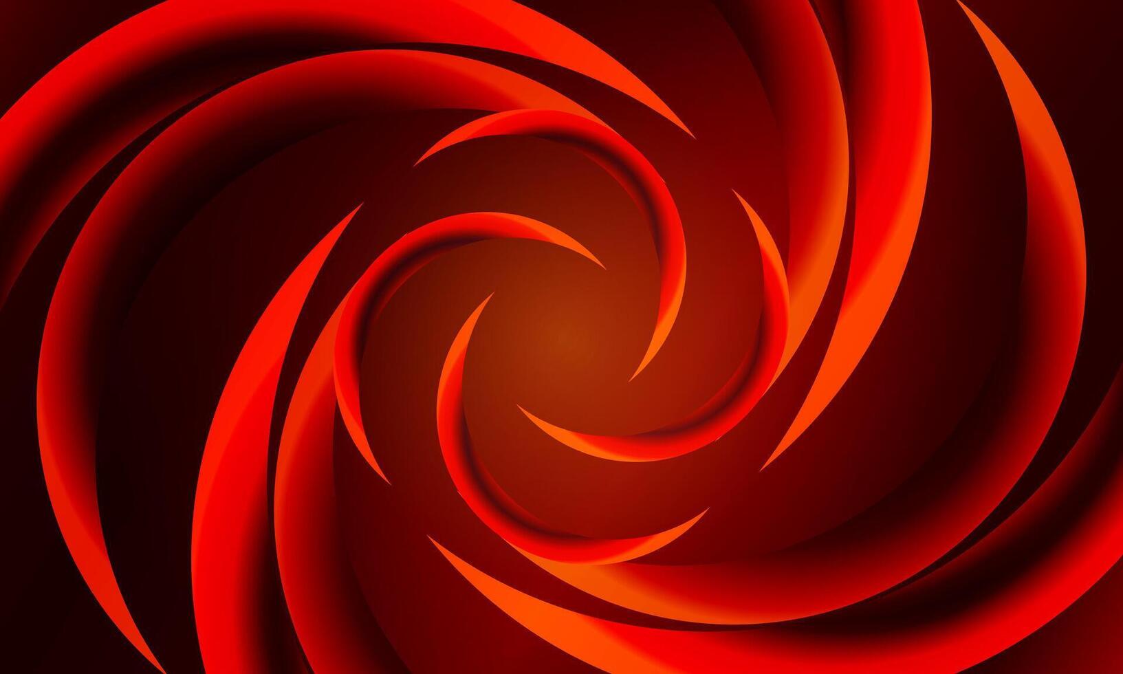 Abstract swirling circle backdrop dark red background. artistic circle. vector