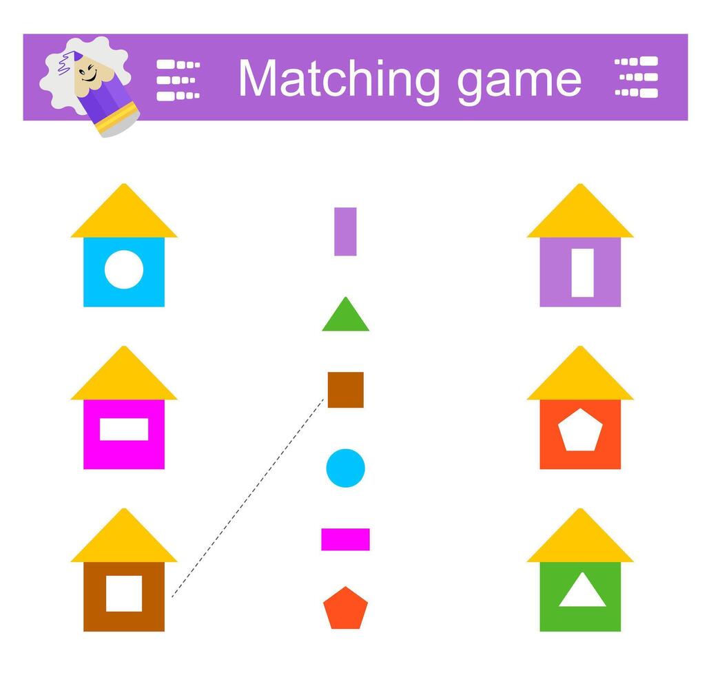 A game for children. Puzzle game. Attention tasks for children. illustration vector