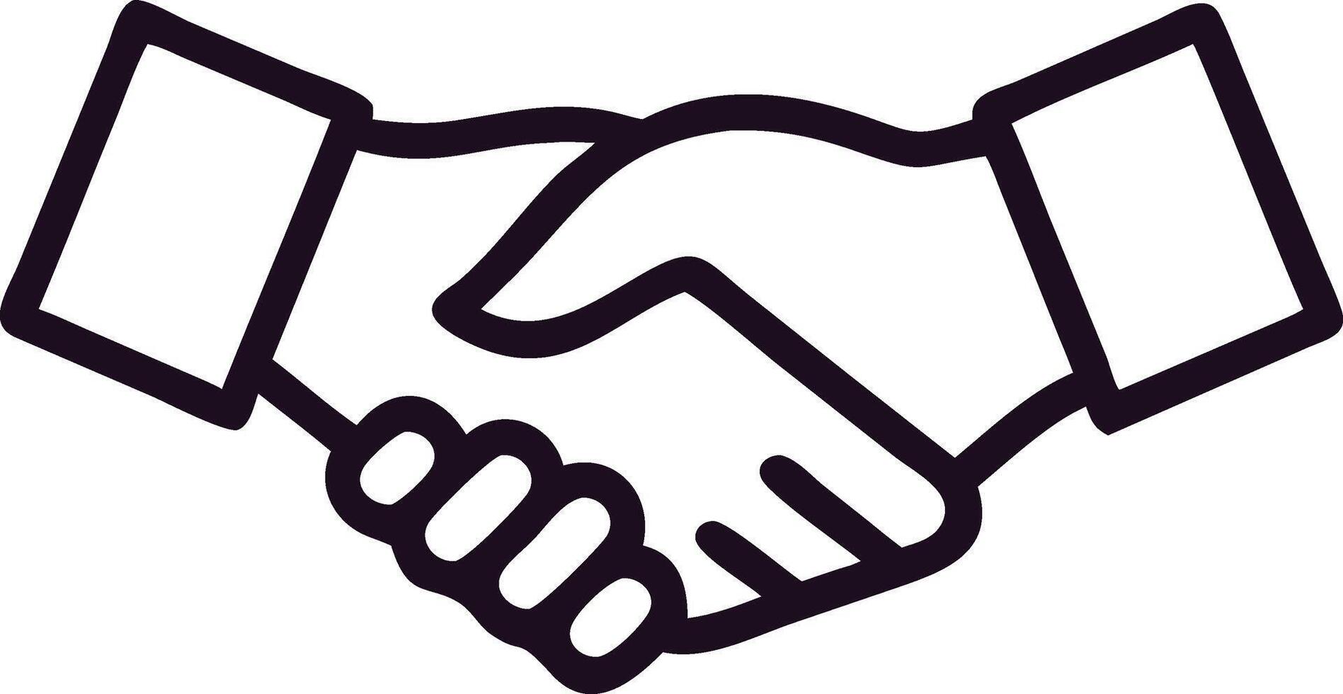Professional Handshake Icons for Corporate Use vector