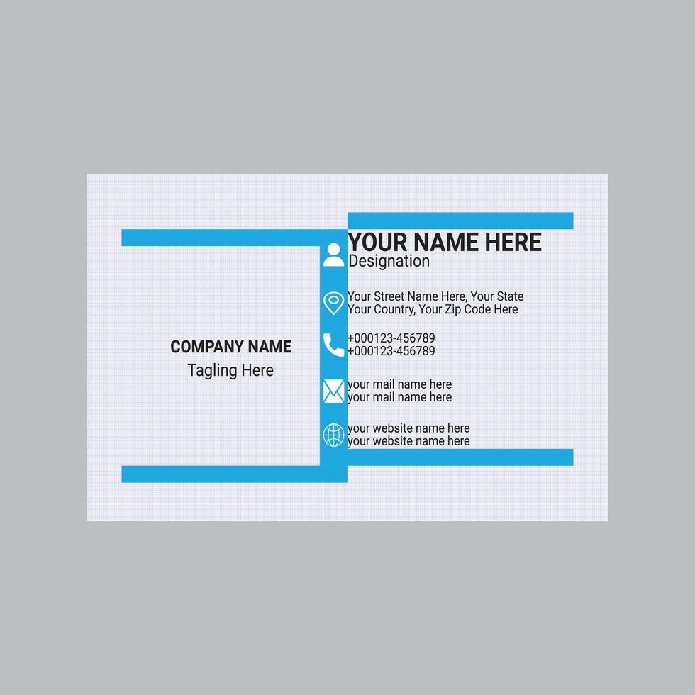 unique business card design vector