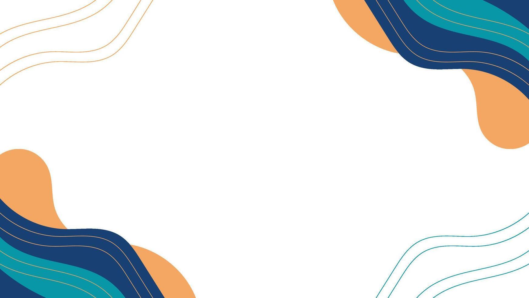 artistic background combining blue and orange tones vector