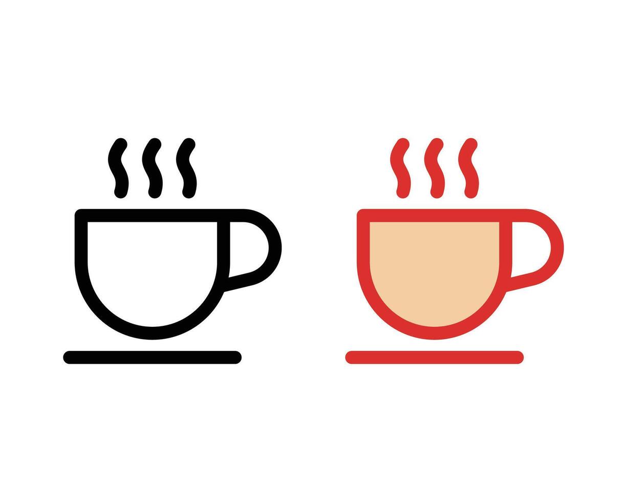 cup of tea icon illustrator vector