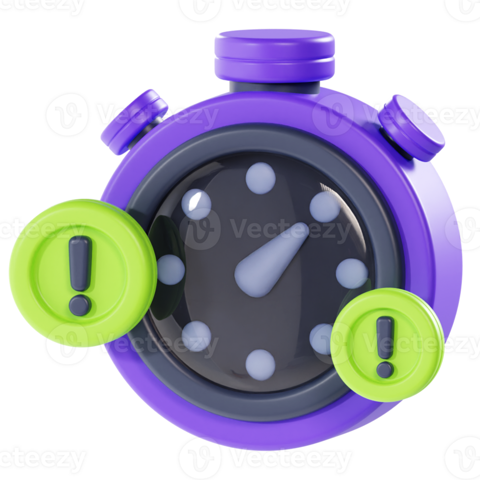 Deadline 3D Illustration png