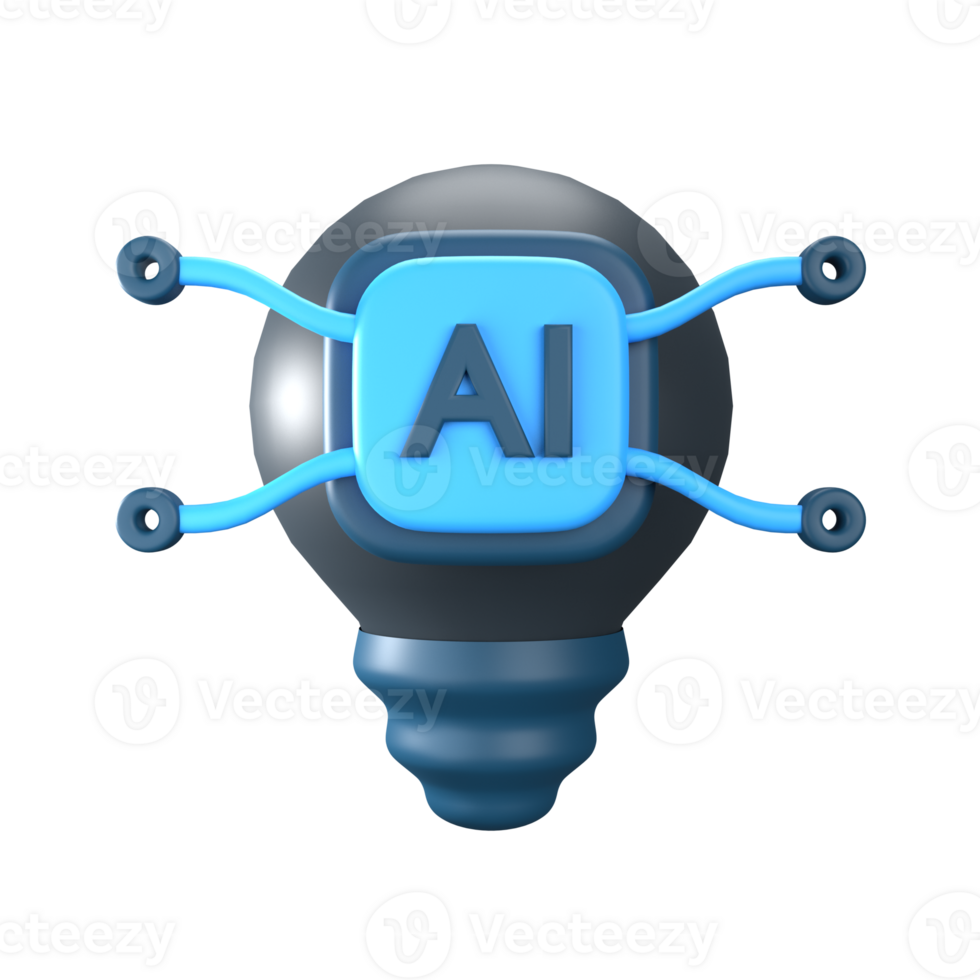 Ai Idea 3D Illustration png