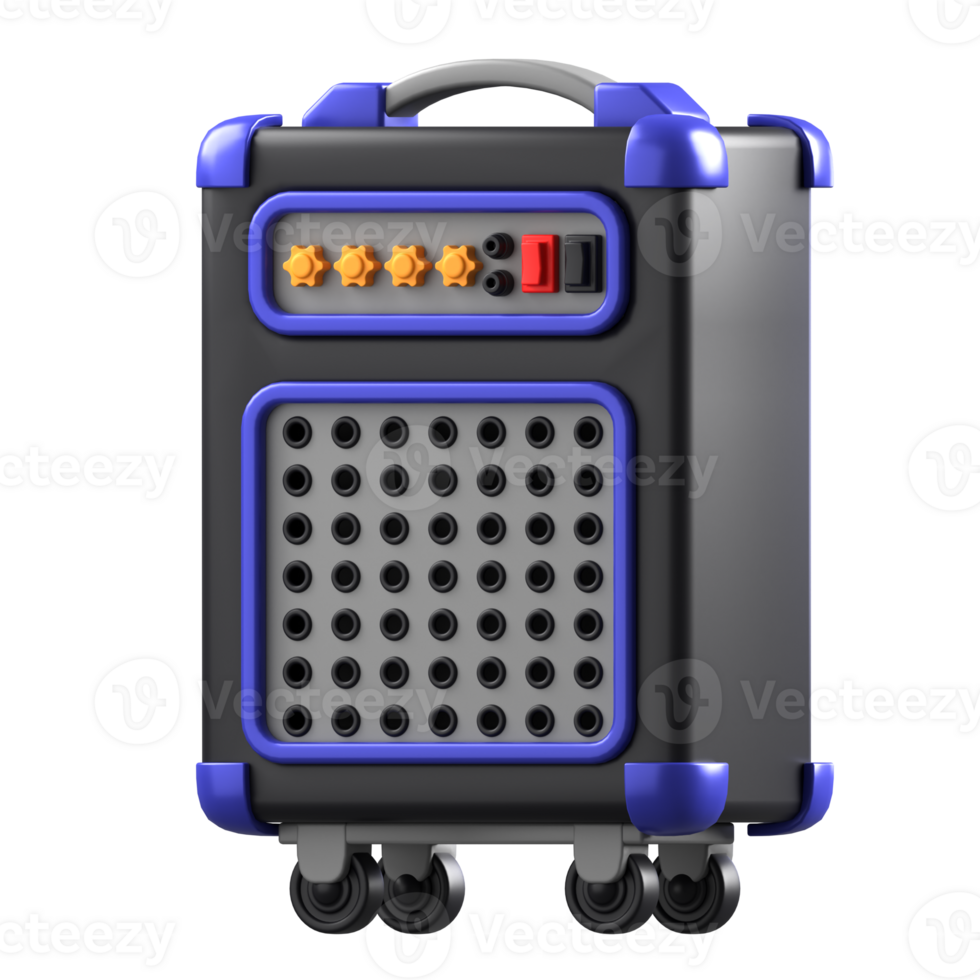 Amplifier 3D Illustration png