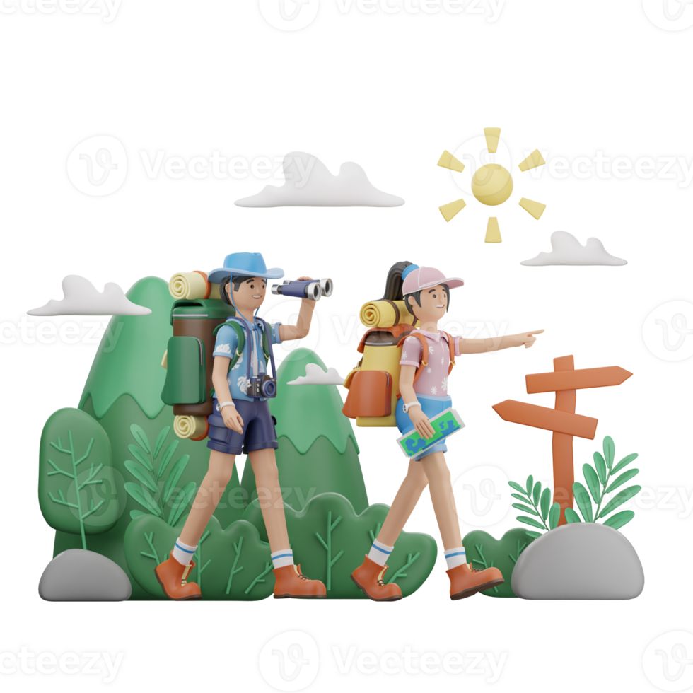 Adventure 3D Illustration png