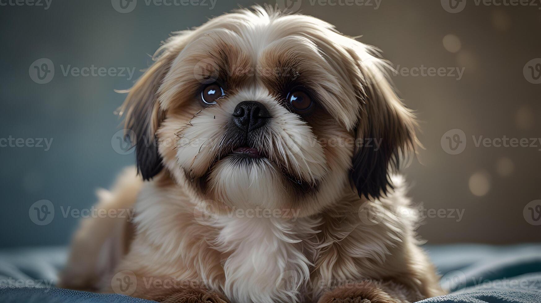 A Close-Up of a Fluffy Friend photo