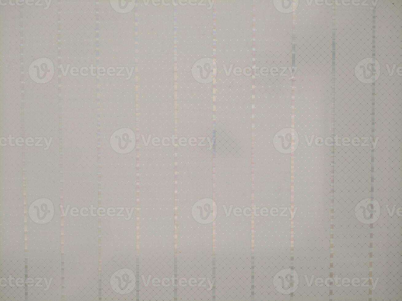 The roof of a building with white pattern photo