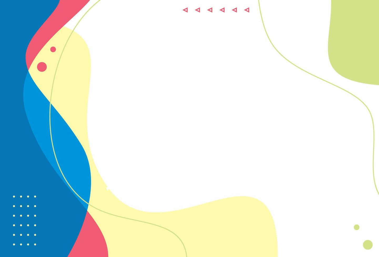 Abstract background with colorful shapes and lines vector