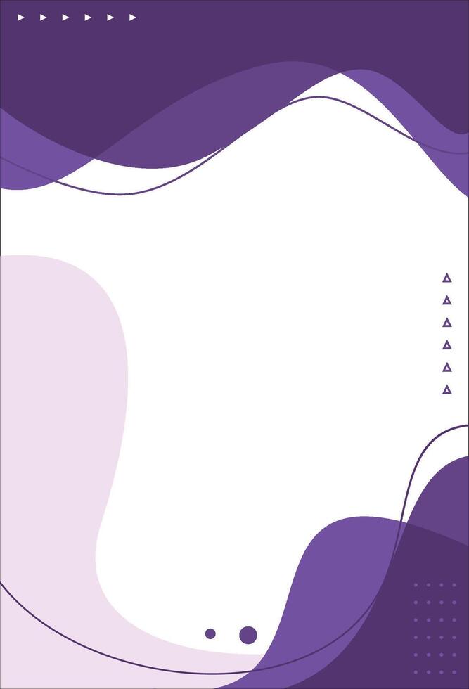 Abstract purple background with wavy lines vector