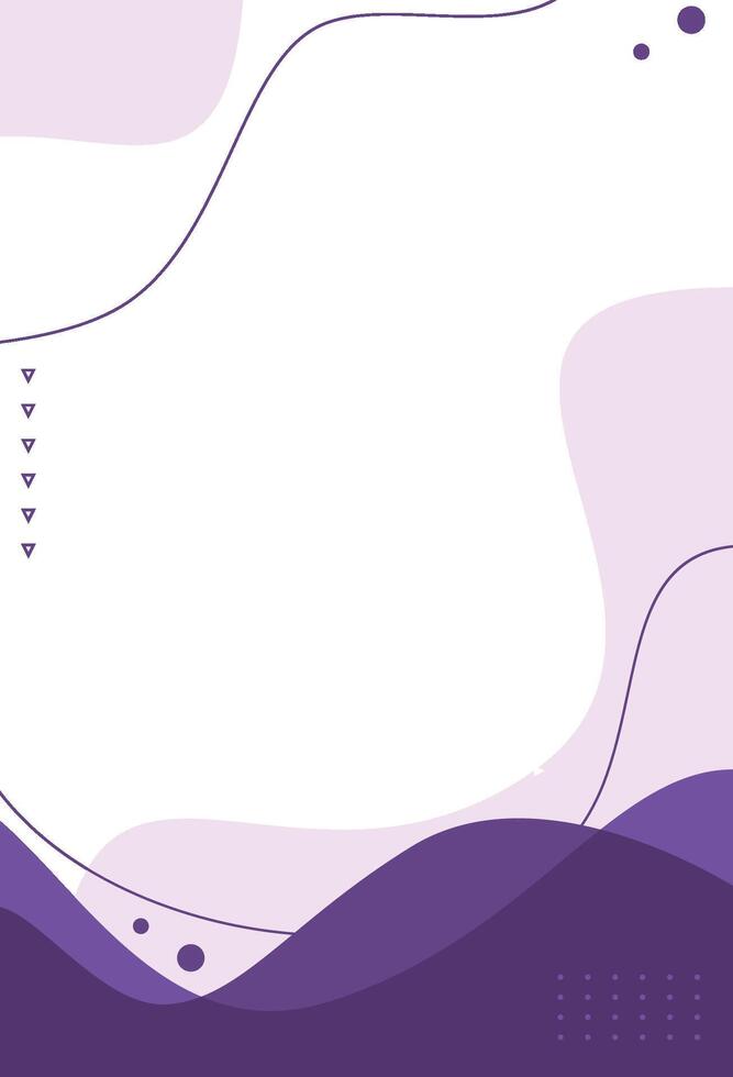 A purple background with a white square vector
