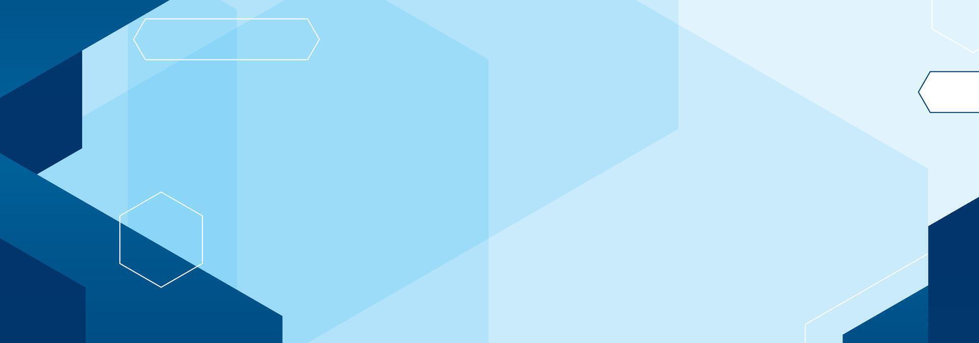 A blue and white geometric background with a blue and white geometric shape vector