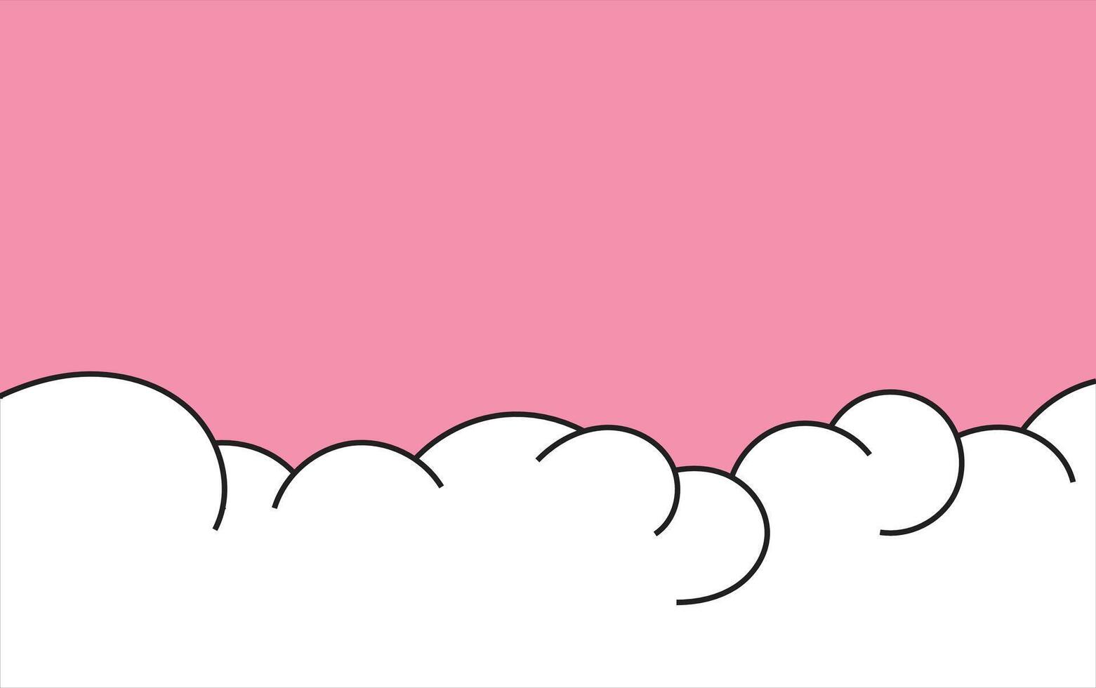 Background cloud aesthetic unique design abstract vector